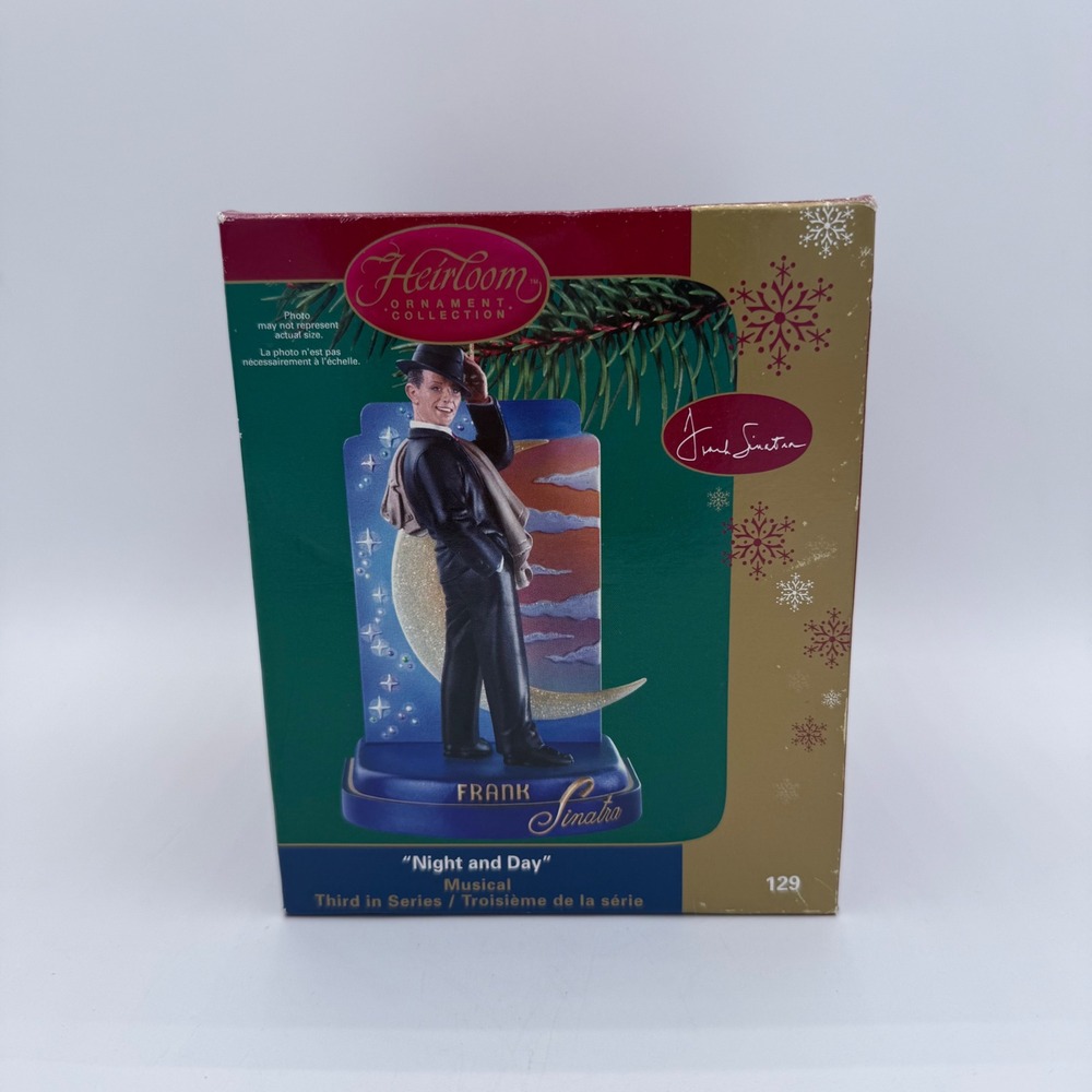Frank Sinatra "Night and Day" Musical Ornament Heirloom‎ Collection #129